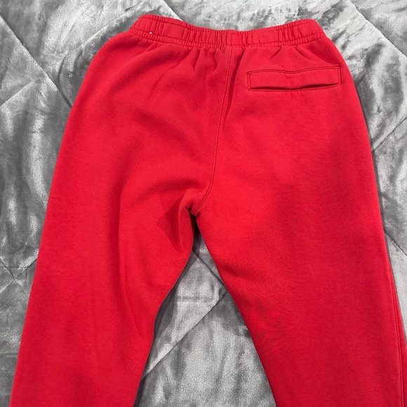 Red Embroidered Sweatpants - Picture 2 of 2